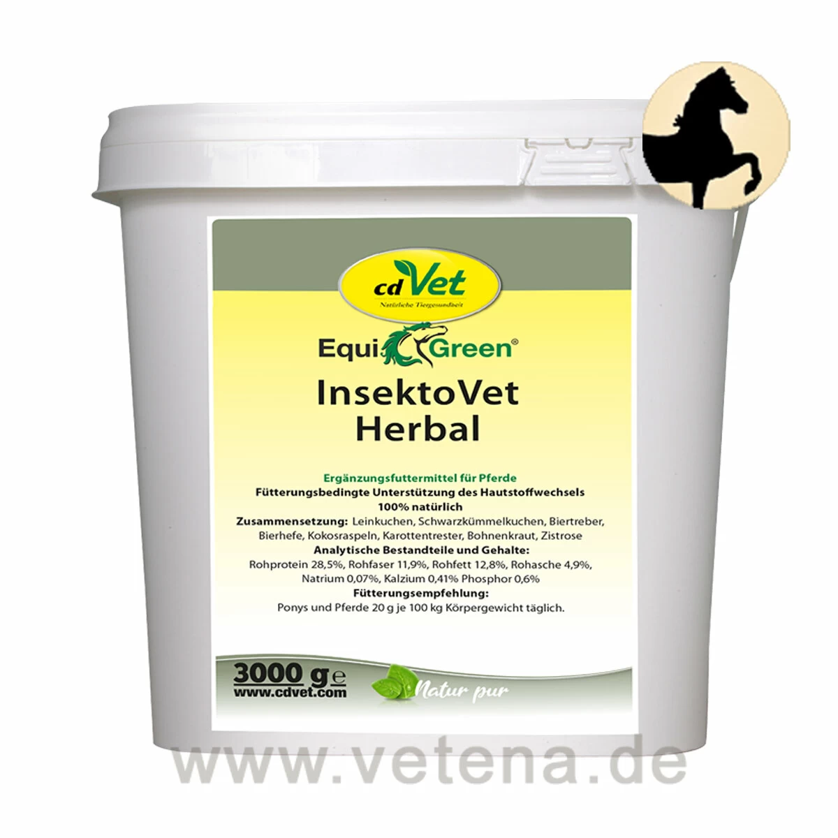 CdVet EquiGreen InsektoVet Herbal Für Pferde 1 CdVet EquiGreen InsektoVet Herbal Für Pferde