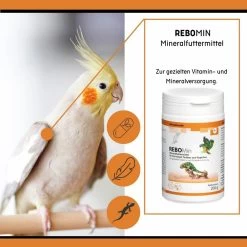 ReboVet REBOMin Für Vögel & Reptilien -Virbac Strore rebopharm rebomin kleintier3