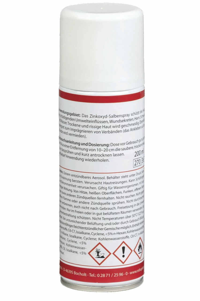 ReboPharm Zinkoxyd Salbenspray 2 ReboPharm Zinkoxyd Salbenspray – Bild 2