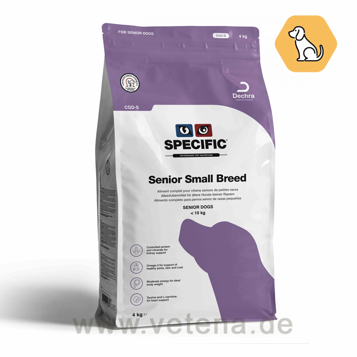 Specific Senior Small Breed CGD-S Trockenfutter Für Hunde 1 Specific Senior Small Breed CGD-S Trockenfutter Für Hunde