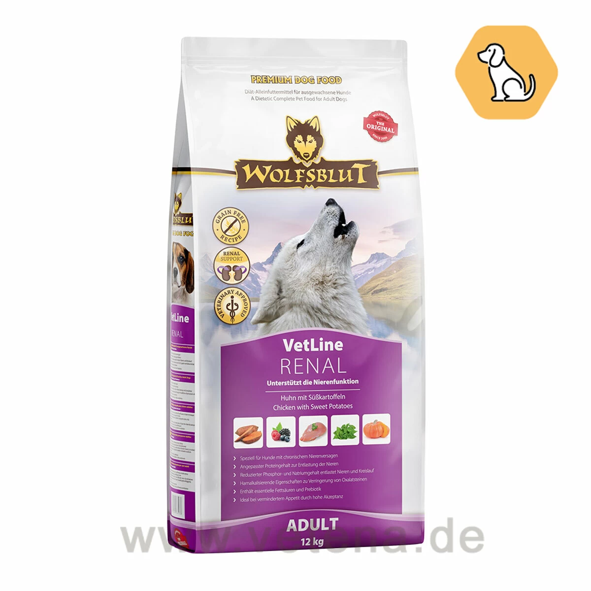 Wolfsblut VetLine Renal Trockenfutter Für Hunde 1 Wolfsblut VetLine Renal Trockenfutter Für Hunde